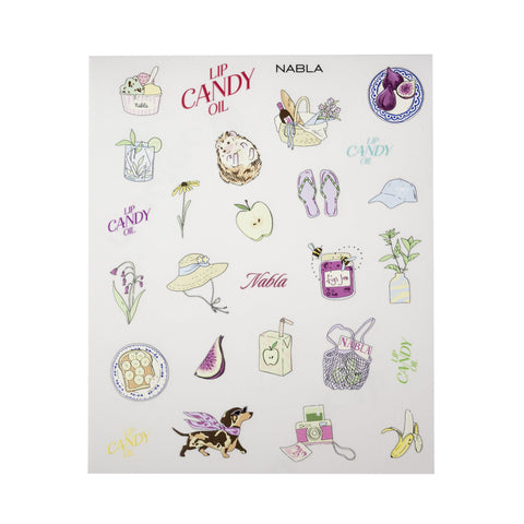 Fruity Summer Sticker Sheet - NABLA Cosmetics