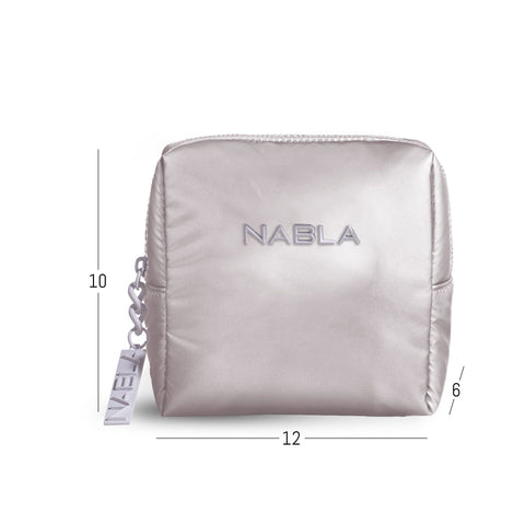 Puffy Beauty Bag - Pearl Small - NABLA Cosmetics
